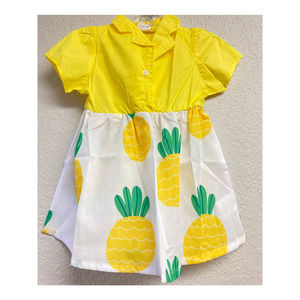 Pinapple dress with matching headband 6-9 months